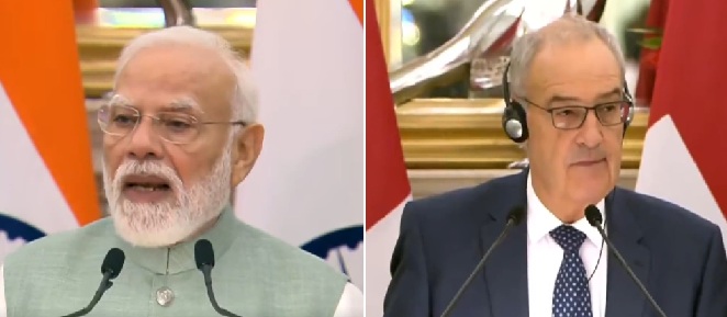 भारत स्विट्जरलैंड 'एफ्टा' के माध्यम से भारत में अगले 15 वर्षों में 100 अरब डॉलर निवेश और 10 लाख प्रत्यक्ष रोजगार का लक्…