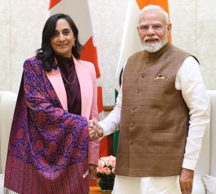 मोदी, जयशंकर की कनाडा की विदेश मंत्री से मुलाकात, रणनीतिक साझेदारी मजबूत करने पर जोर